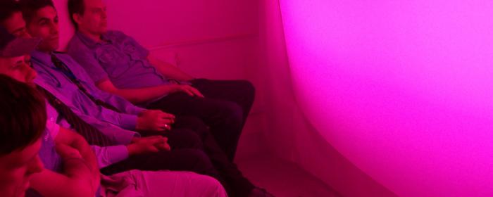 inside the ChromaVan. photo Adele Jackson inside the ChromaVan